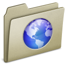Lightbrown Web icon